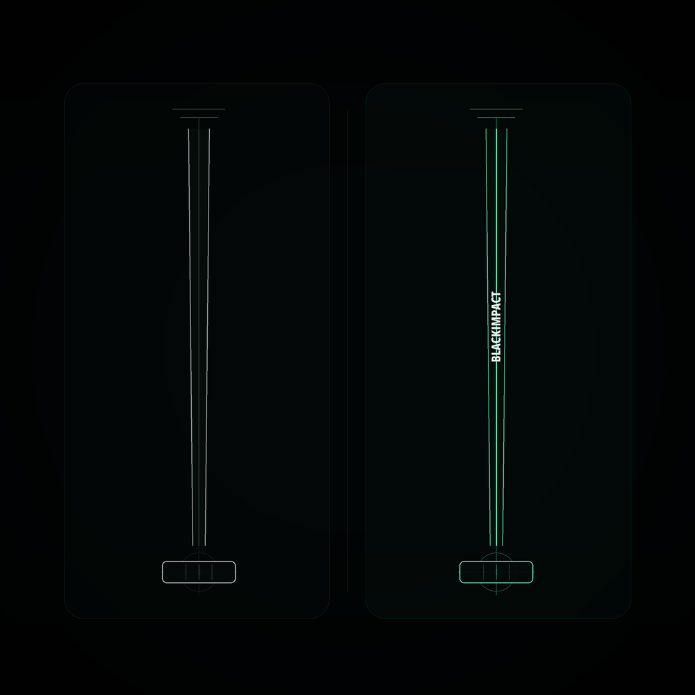 BLACK IMPACT shaft material detail